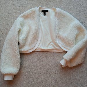 Forever 21 white jacket - size medium